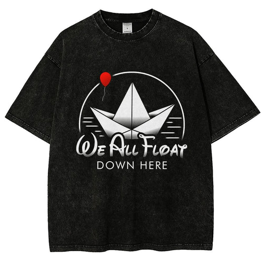 We All Float Vintage Distressed T-shirt