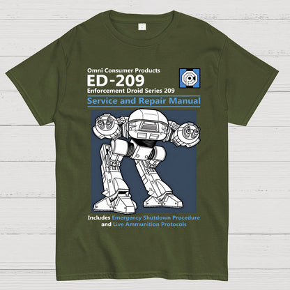 ED209 Service and Repair Manual Geek T-Shirt