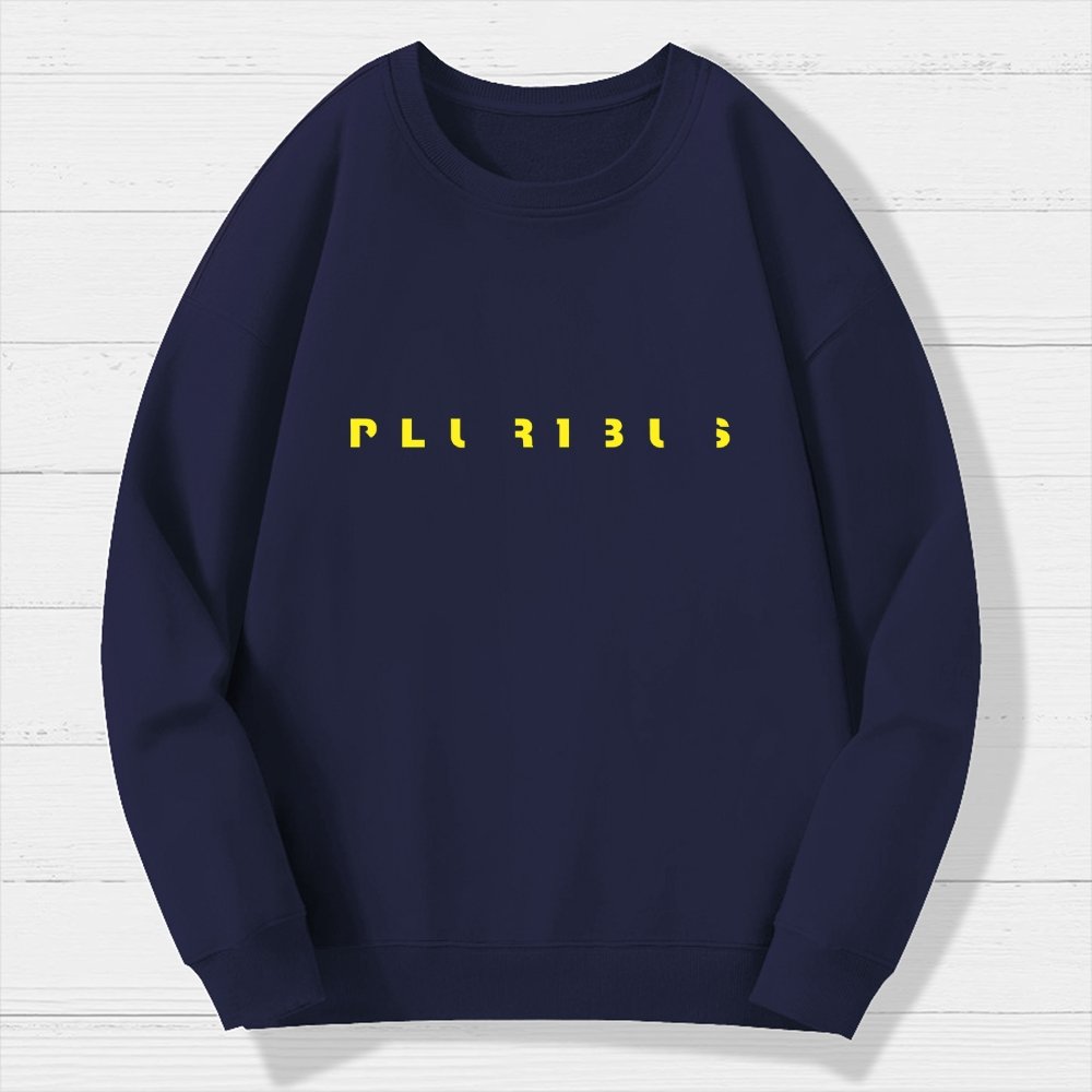 Pluribus Extraterrestrial Minimal Geek Cotton Sweatshirt