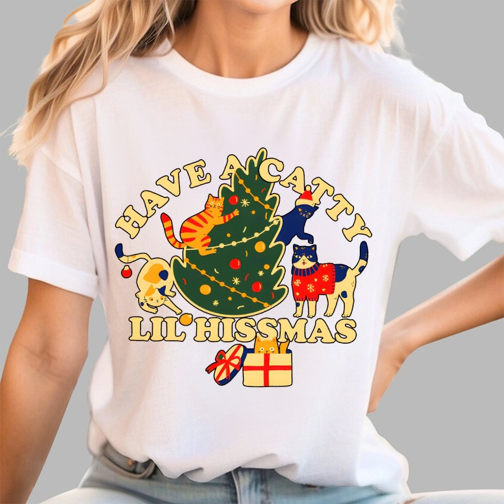 Have A Catty Lil Hissmas Geek T-Shirt