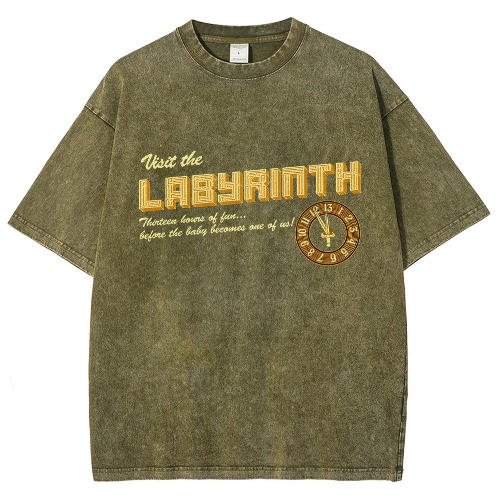 Visit the Maze Vintage Distressed T-shirt