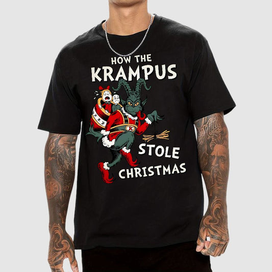 How The Krampus Stole Christmas Geek T-Shirt