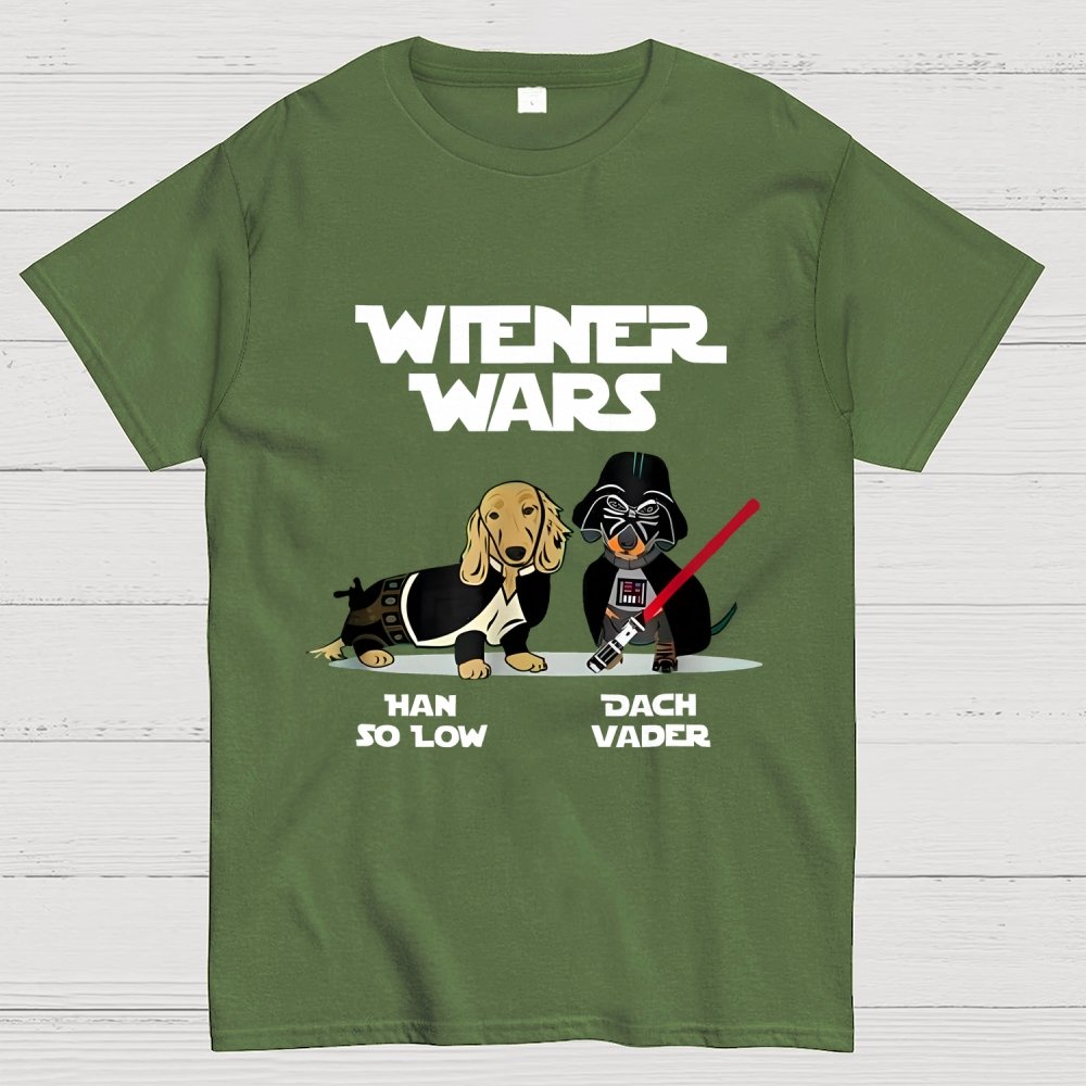 Wiener Wars Funny Dachshund Geek T-Shirt