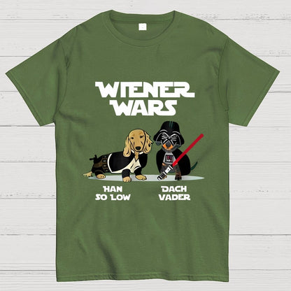 Wiener Wars Funny Dachshund Geek T-Shirt