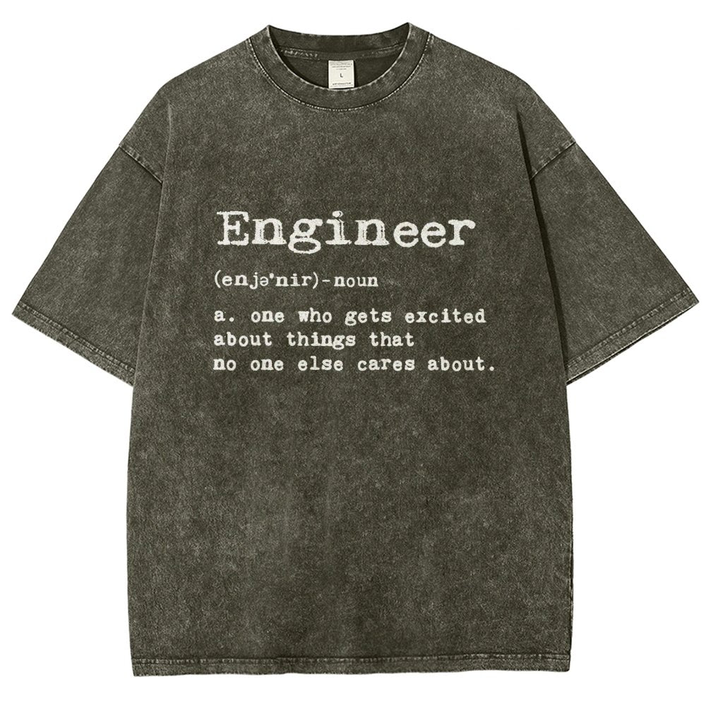Engineer Definition  Vintage Distressed T-shirt