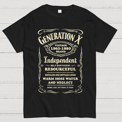 GEN X Barrel Aged, But Young At Heart Geek T-Shirt