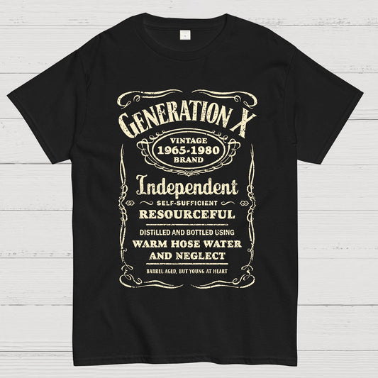 GEN X Barrel Aged, But Young At Heart Geek T-Shirt