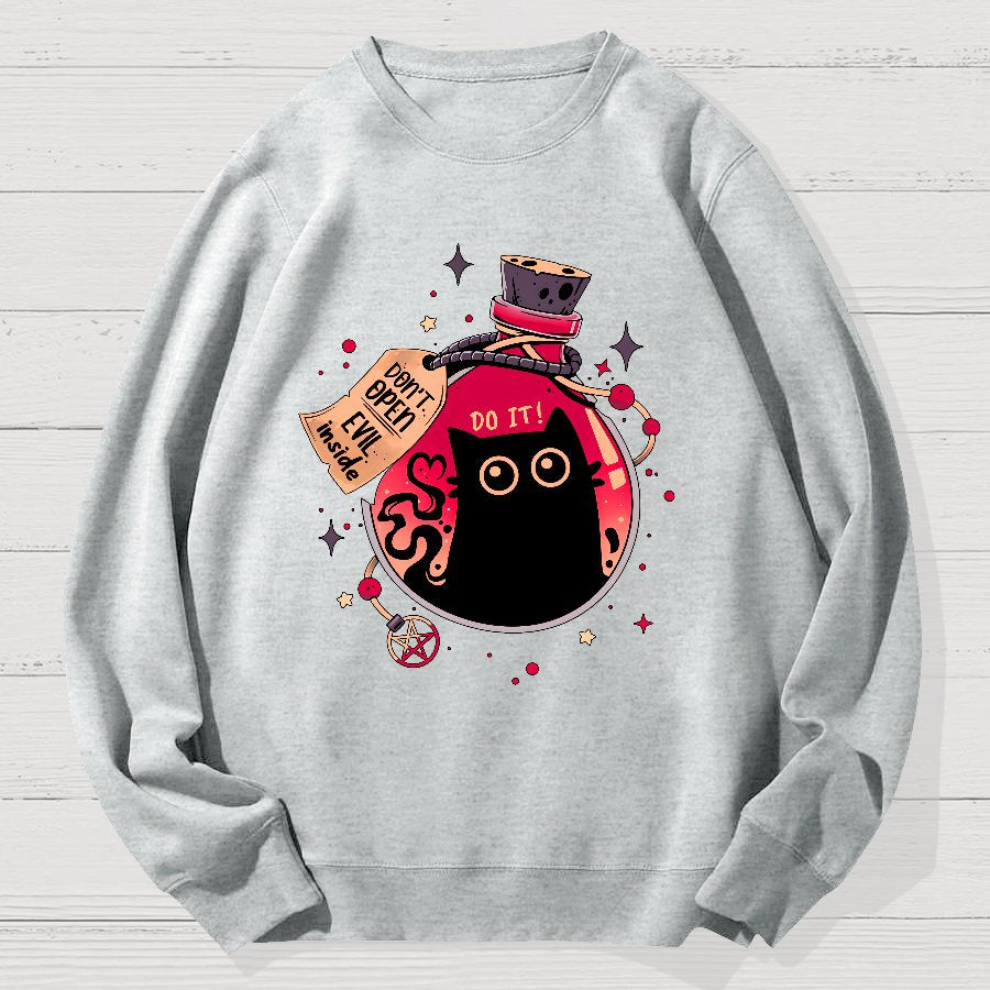 Bottled Menace Geek Cotton Sweatshirt
