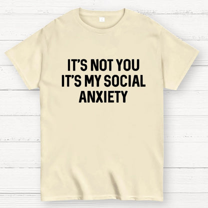 Social Anxiety Funny Humor Geek T-Shirt