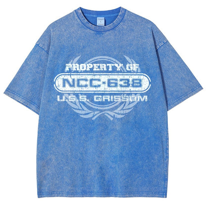 Vintage Property of ABC123 Vintage Distressed T-shirt
