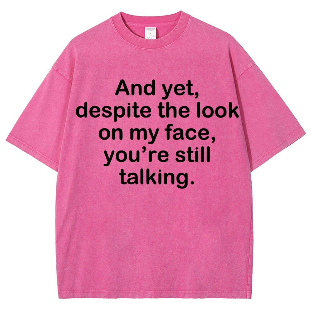 Funny Words Vintage Distressed T-shirt