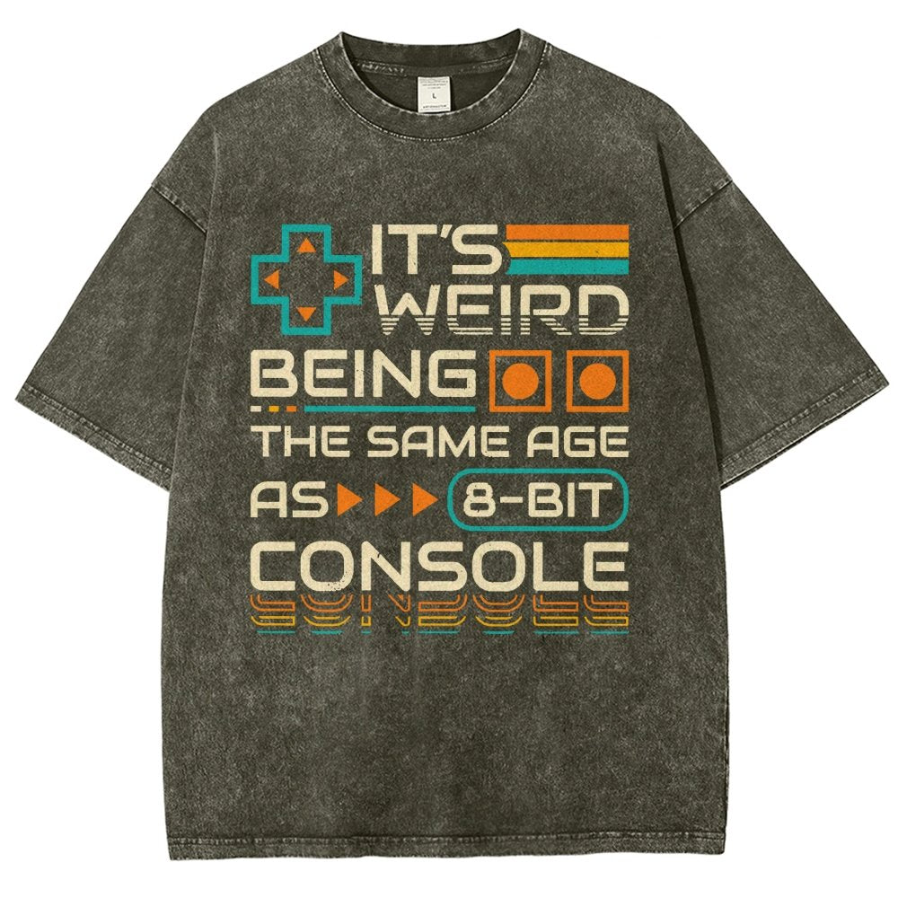 8-Bit Aged Vintage Distressed T-shirt