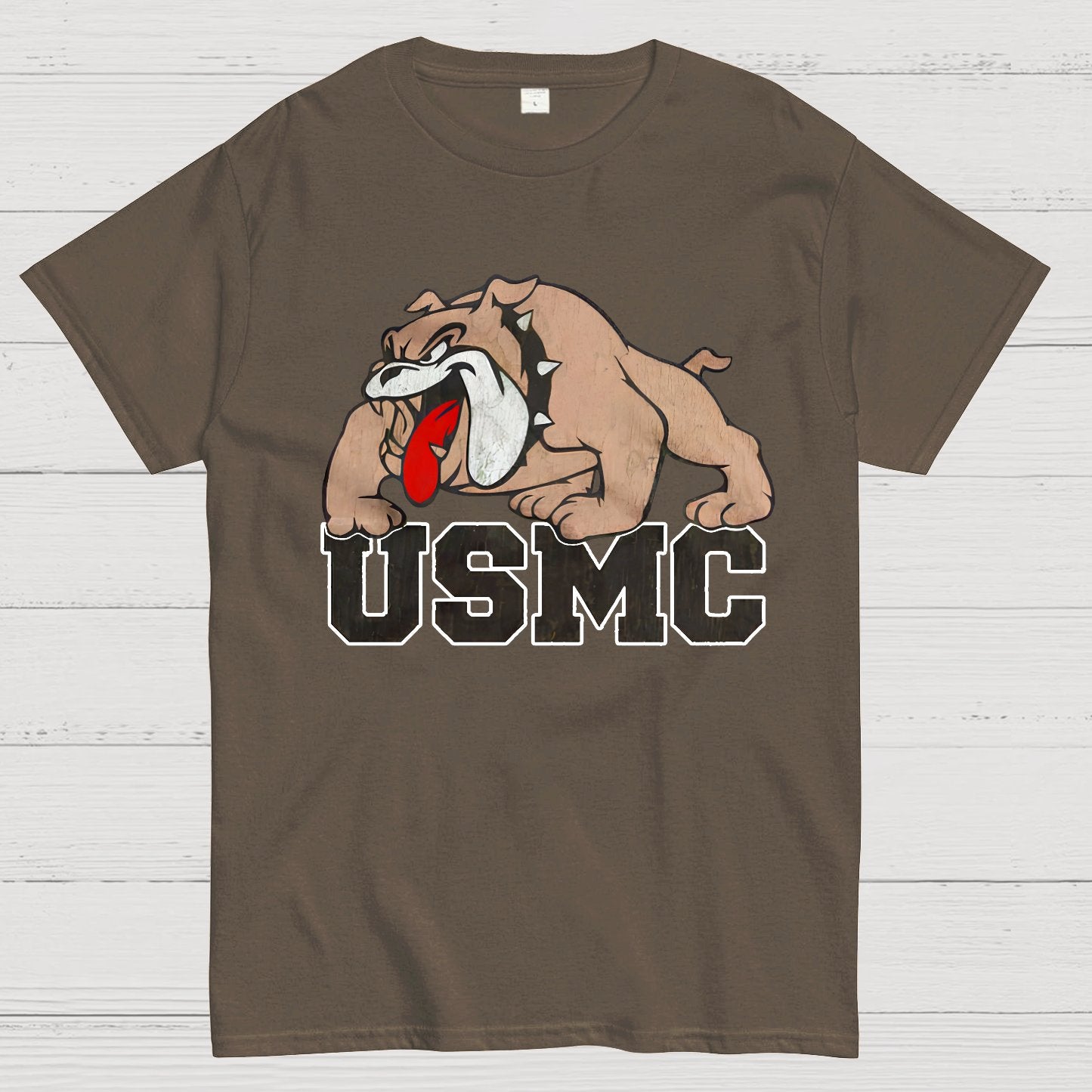Bulldog USMC Geek T-Shirt