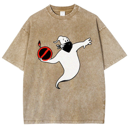 Spooksy Vintage Distressed T-shirt
