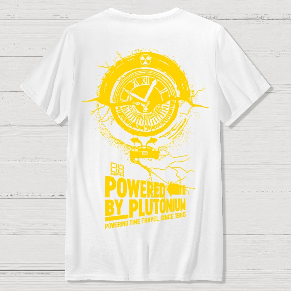 Plutonium Power Front And Back Printing Geek T-Shirt