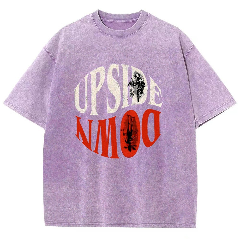 Upside Down Vintage Distressed T-shirt