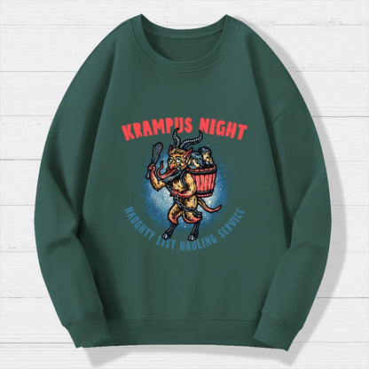 Krampus Night Geek Cotton Sweatshirt