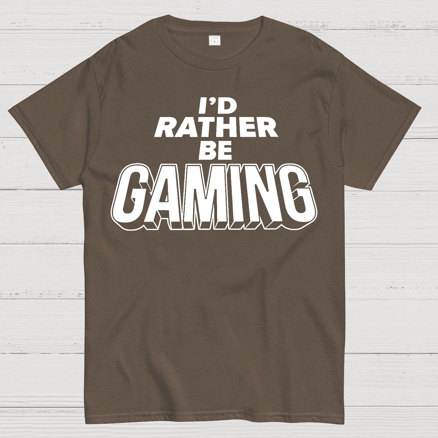 I'd Rather Be Gaming Geek T-Shirt