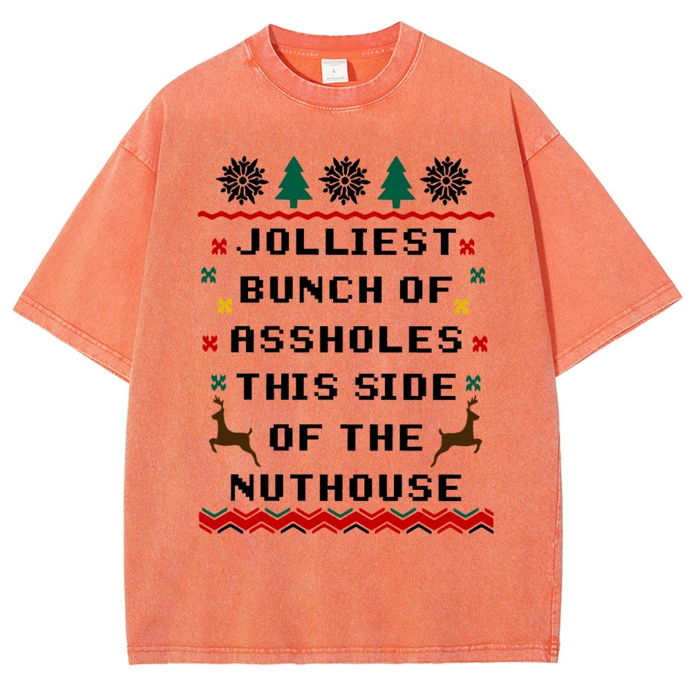 Jolliest Bunch of Assholes This Side of The Nuthouse Vintage Distressed T-shirt