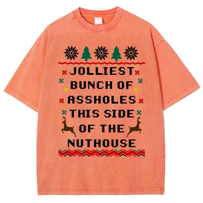 Jolliest Bunch of Assholes This Side of The Nuthouse Vintage Distressed T-shirt