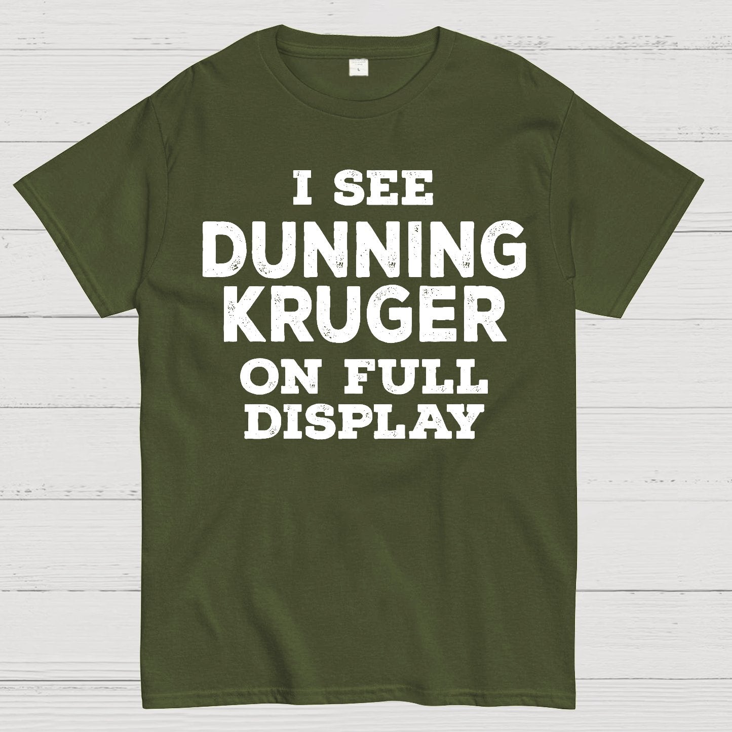 Dunning Kruger On Full Display Geek T-Shirt