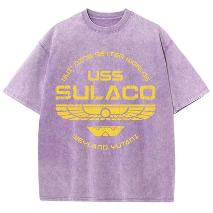USS Starlight Vintage Distressed T-shirt