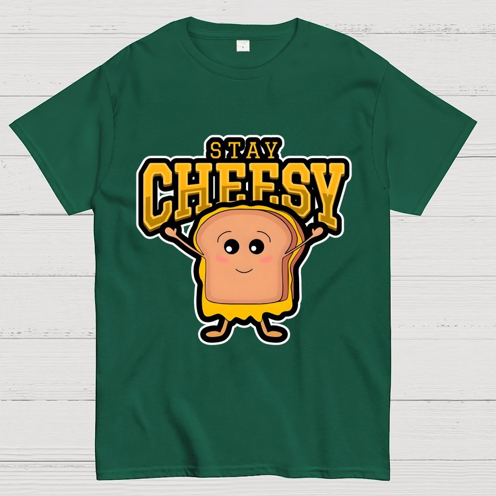 Sandwich STAY CHEESY Geek T-Shirt