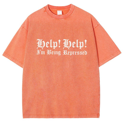 Help! Help! I'm being repressed Vintage Distressed T-shirt