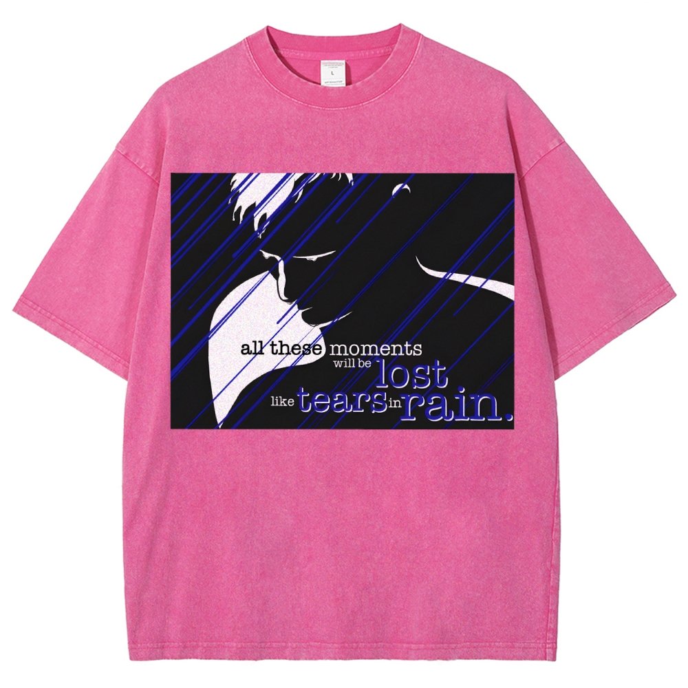 Like... Tears In Rain. Vintage Distressed T-shirt
