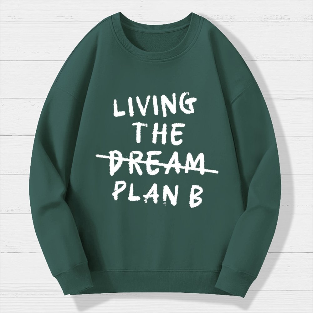 Living Plan B Geek Cotton Sweatshirt