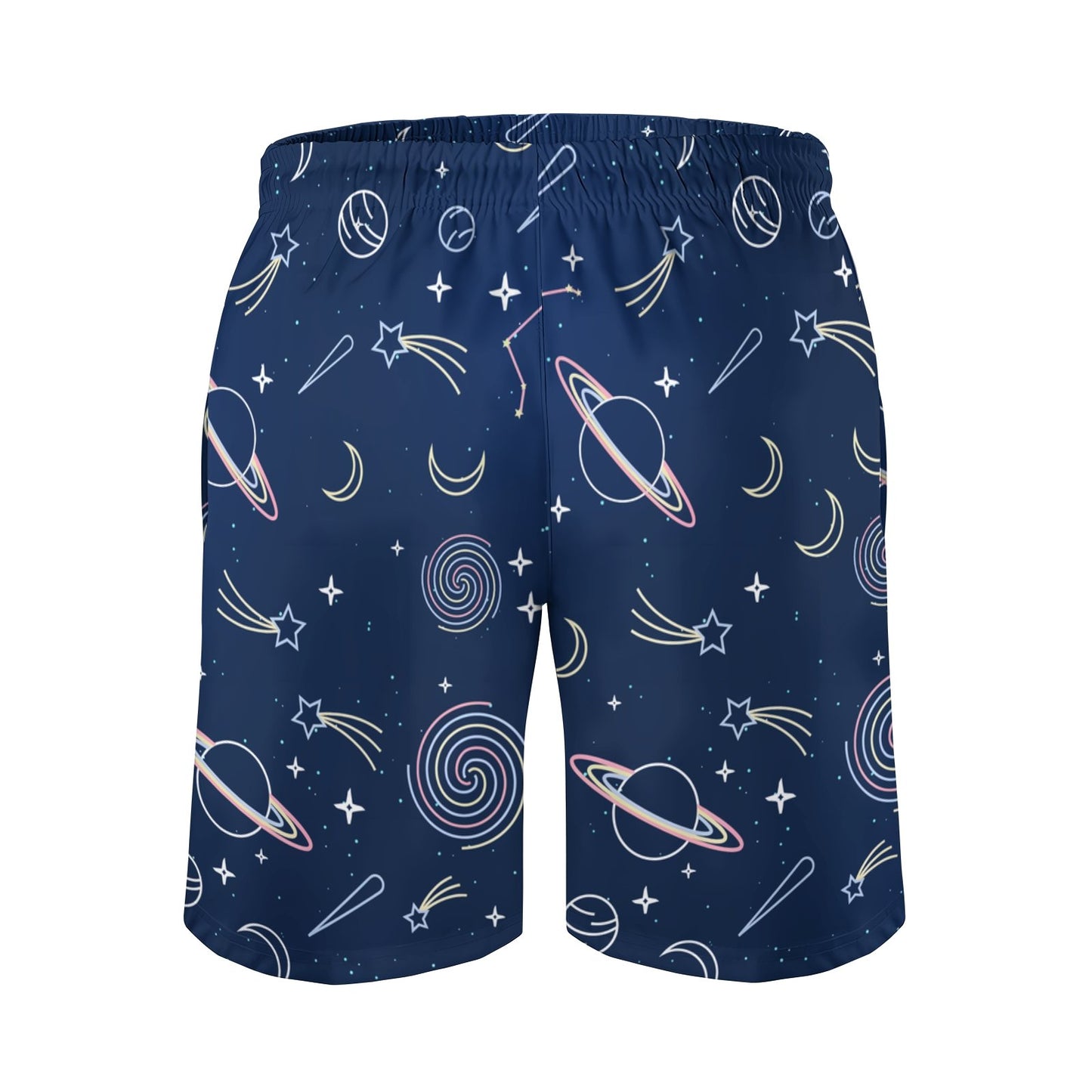 Space Planet Stick Figure Geek Shorts