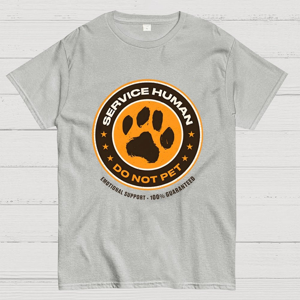 Service Human Do Not Pet Geek T-Shirt