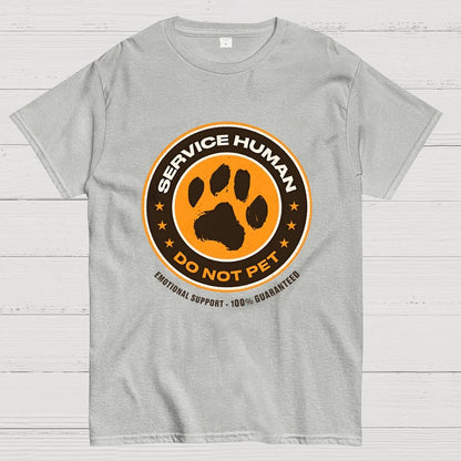 Service Human Do Not Pet Geek T-Shirt