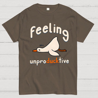 Feeling Unproducktive Geek T-Shirt