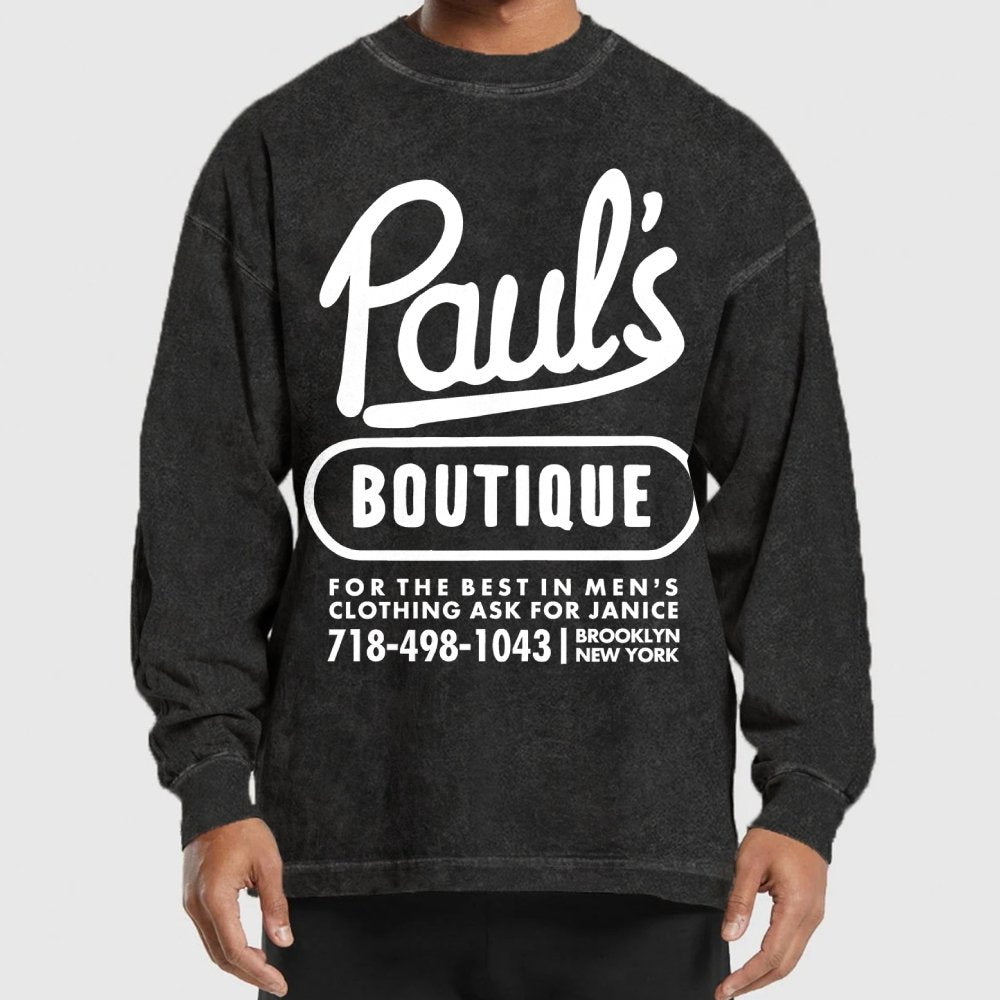 Paul's Boutique Washed Long Sleeve Tee