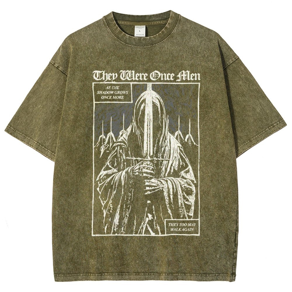 They Were Once Men Vintage Distressed T-shirt