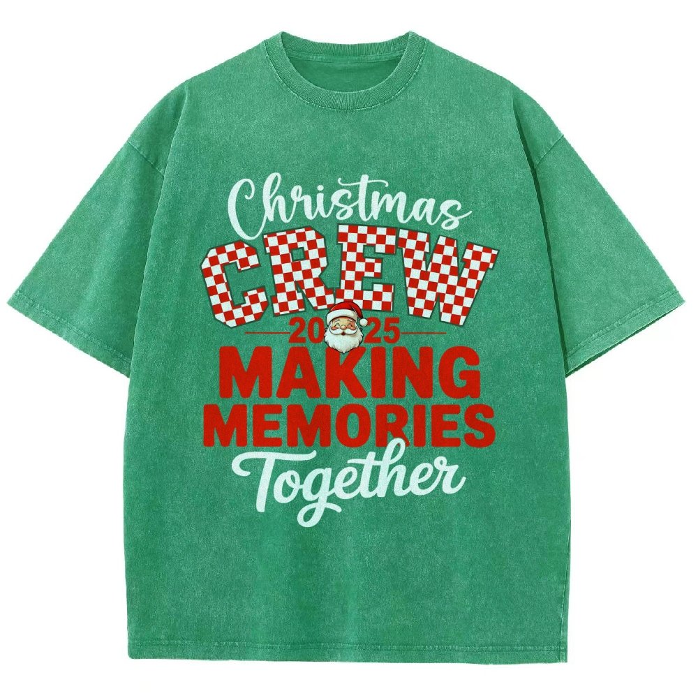 Retro Family Christmas Vintage Distressed T-shirt