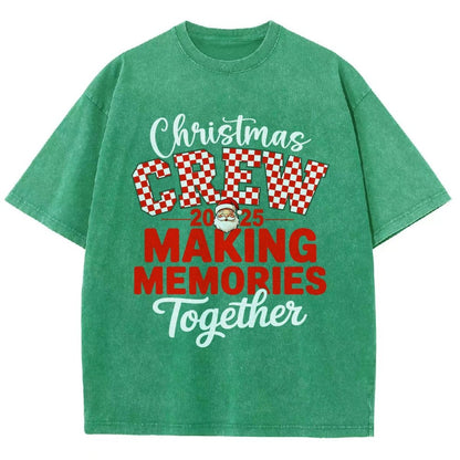 Retro Family Christmas Vintage Distressed T-shirt