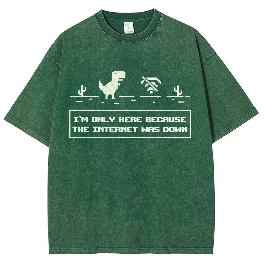 Offline Dino Vintage Distressed T-shirt