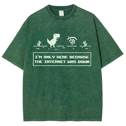 Offline Dino Vintage Distressed T-shirt