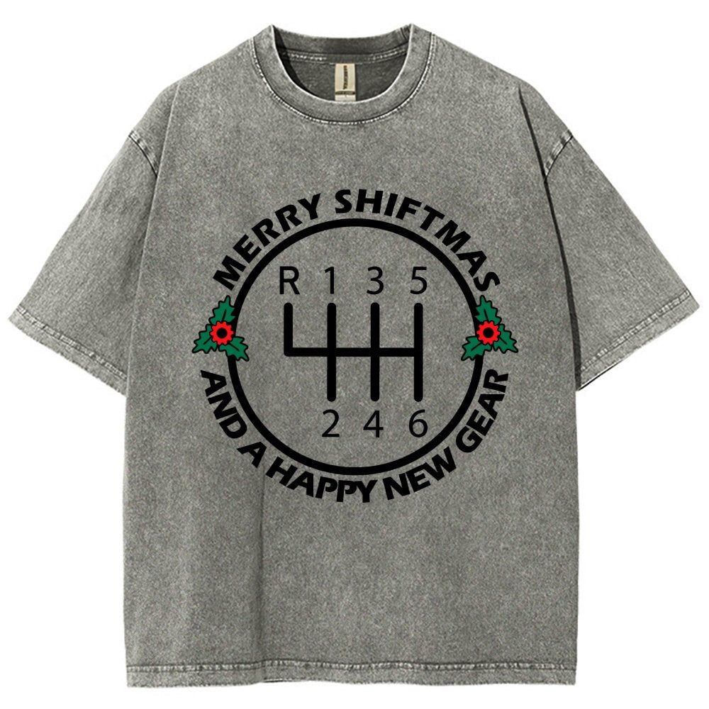 Merry Shiftmas And A Happy New Gear Vintage Distressed T-shirt
