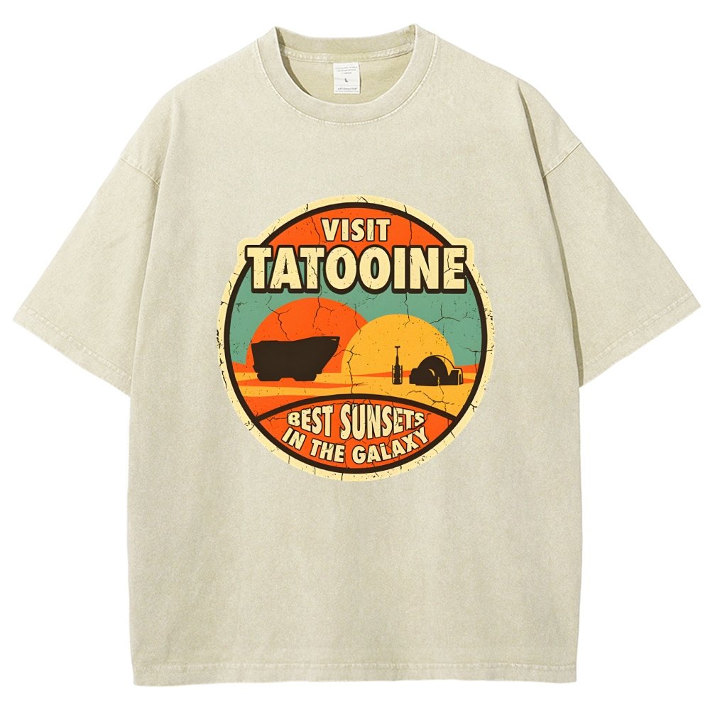 Best Sunsets In The Galaxy Vintage Distressed T-shirt