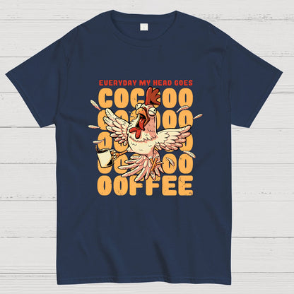 Cocoffee Funny Chicken Nerdy T-Shirt