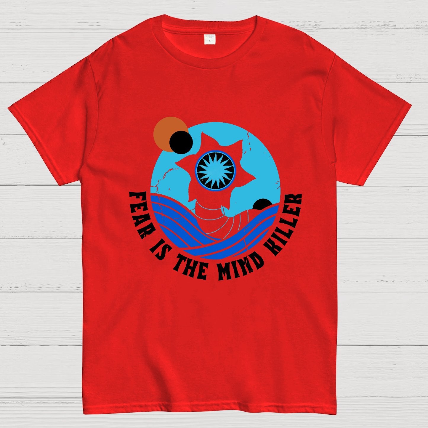 Fear Is The Mind Killer - Vintage Distressed Retro Scifi Geek T-Shirt