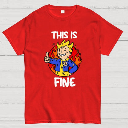 This Is Fine Geek T-Shirt