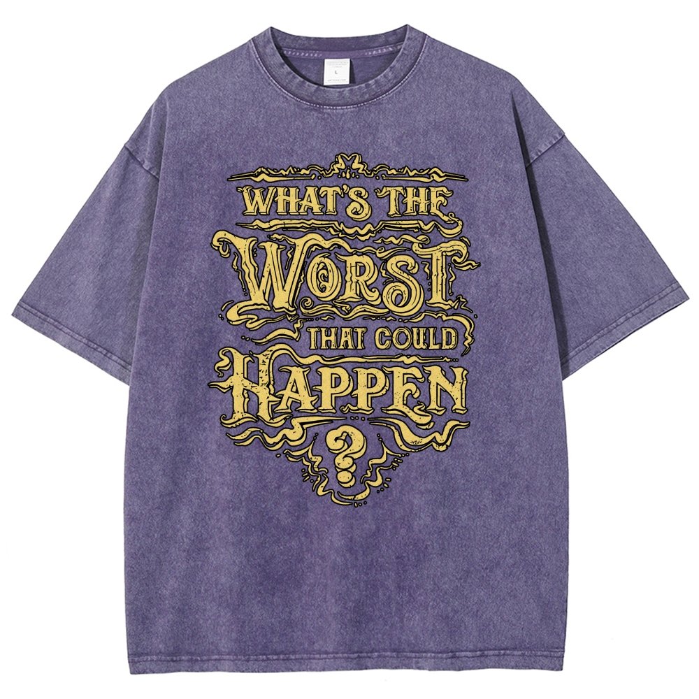 What Could Happen Vintage Distressed T-shirt