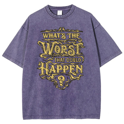 What Could Happen Vintage Distressed T-shirt