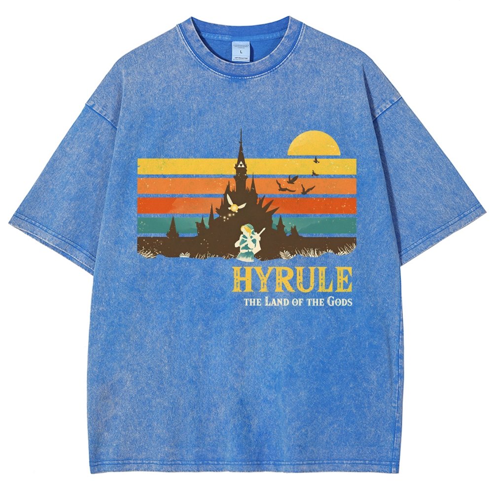 The Land Of Gods Vintage Distressed T-shirt