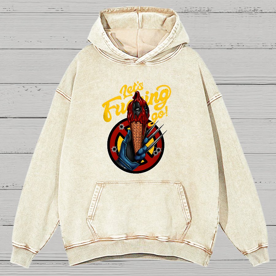 LFG Vintage Distressed Hoodie