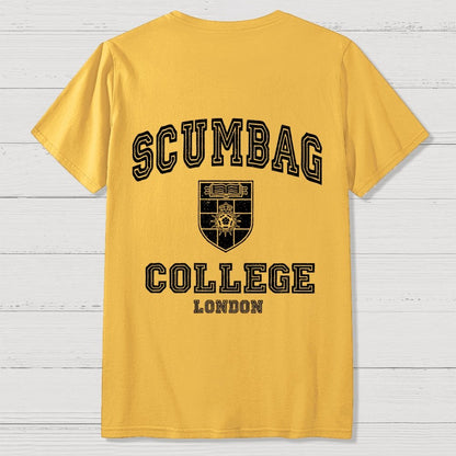 Scumbag College Unisex  Back Printing Geek T-Shirt